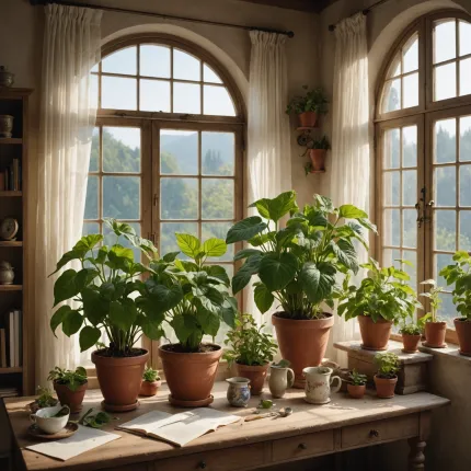 Рукоделие и уход за растениями: как творческое занятие помогает вырастить здоровую эписцию