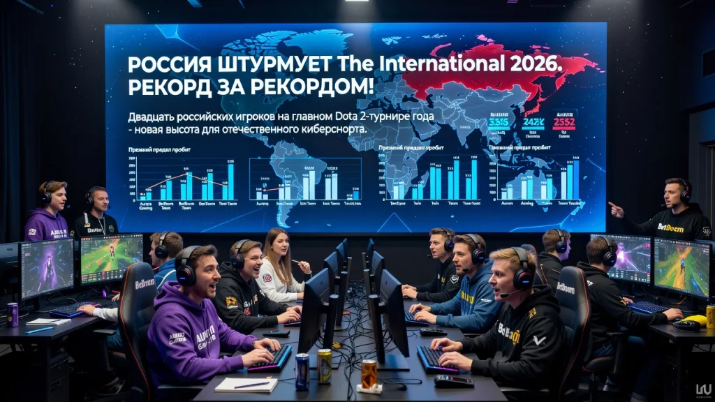Россия штурмует The International 2026. Рекорд за рекордом!