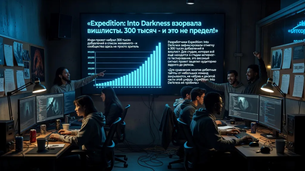 Expedition: Into Darkness взорвала вишлисты. 300 тысяч - и это не предел!