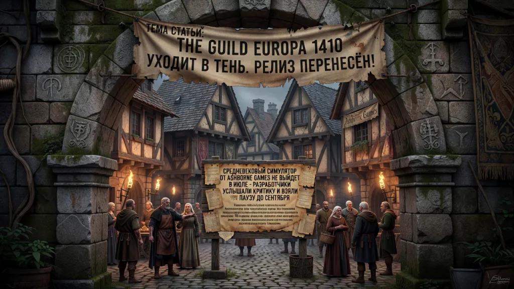 The Guild Europa 1410 уходит в тень. Релиз перенесён!